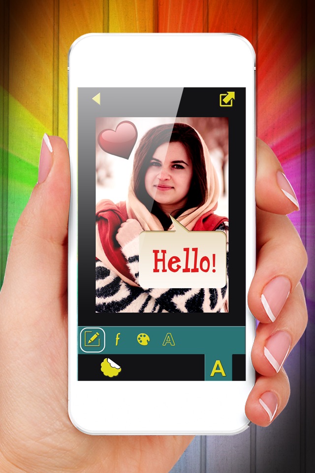 Fun Photo Writer - Decorate Pictures with Funny Captions and Add Cute Stickers screenshot 4