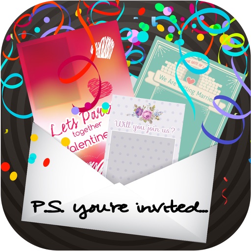 Invitation Card.s Maker Free – Create Invitations and eCards for Birthdays, Weddings and Parties icon