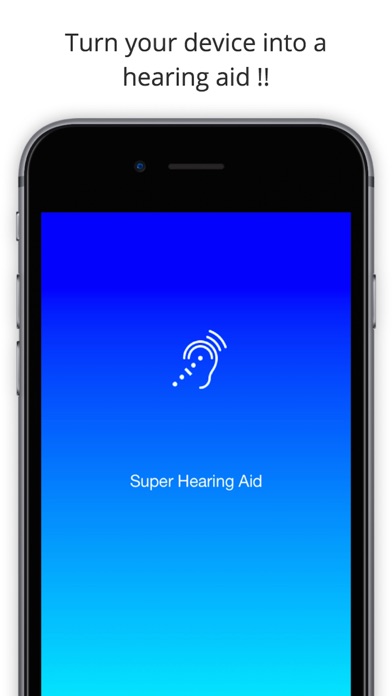 Super Hearing Aid Pro - audio enhancer Screenshot 1