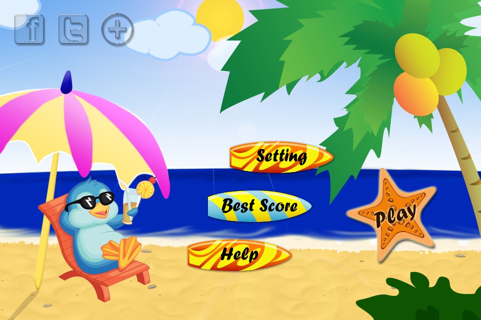 Bird Beach - memo brain to match same classic pet cards screenshot 3