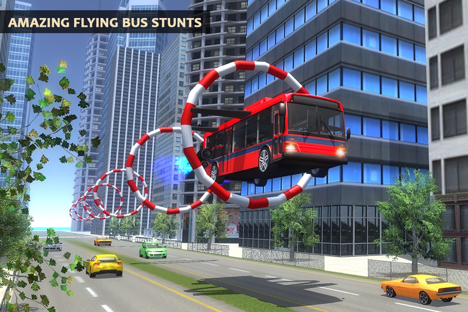 City Bus High Flying Simulator screenshot 2