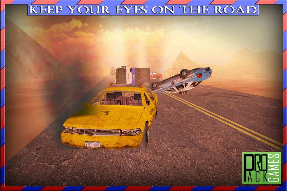 Drunk Driver Police Chase Simulator - Catch dangerous racer & robbers in crazy highway traffic rush screenshot 3