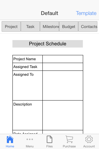 Project Schedule screenshot 2