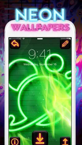 Game screenshot Cool Neon Wallpapers – Glowing and Sparkling Background.s for Retina Home Screen Free hack