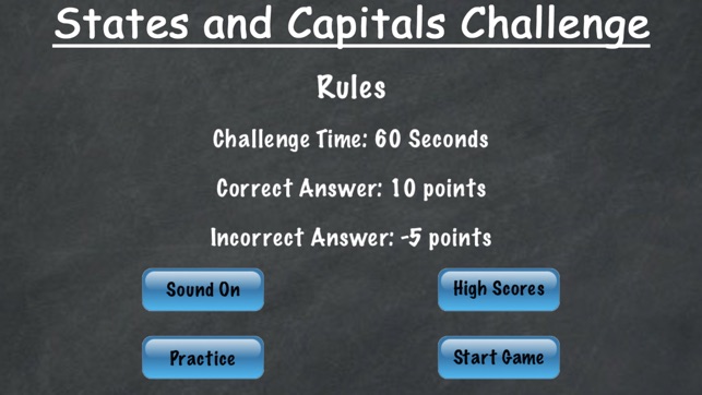 States and Capitals Challenge – Flash Cards Speed Quiz for t(圖5)-速報App