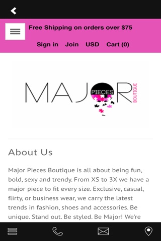 Major Pieces Boutique screenshot 2