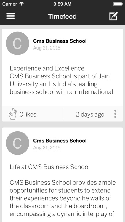 JU CMS B School