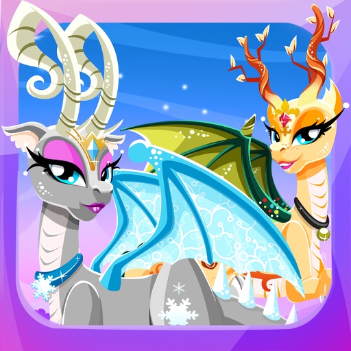 Princess Baby Dragon Dress Up – Monster Pets Salon Games for Girls Free icon