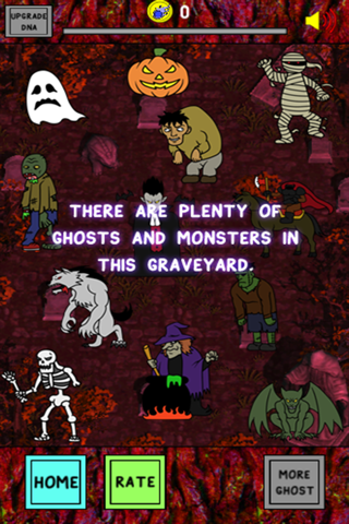 Ghost Evolution | Tap Soul of the Creepy Mutant Clicker Game in Graveyard screenshot 2