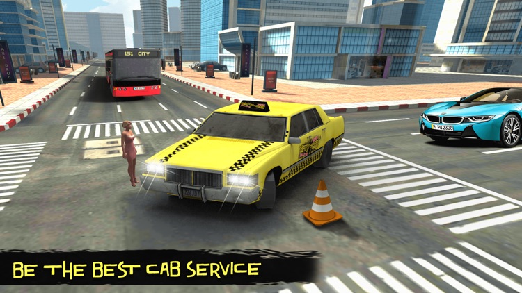 City Taxi Driver 3D - Crazy Cab Driving & Parking