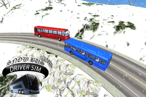 Snow Bus Driver Simulator 2017 screenshot 4