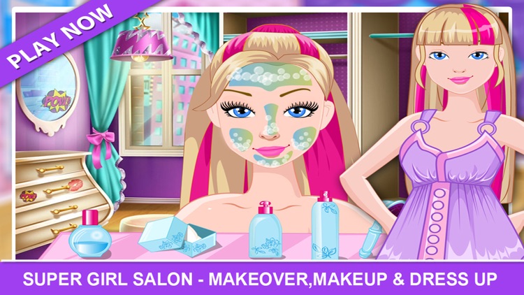 Super Girl Salon - Makeover,Makeup & Dress Up