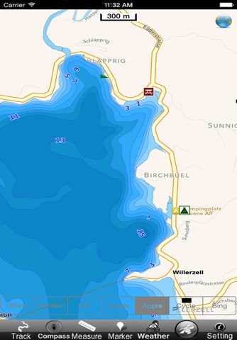 Wägitaler Sihl und Klöntaler GPS Navi Karte für bootfahren angeln und segeln screenshot 4