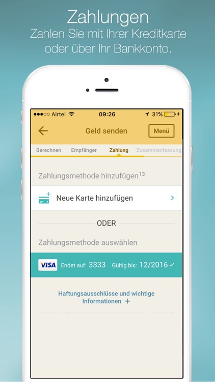 Western Union Geld Senden screenshot-4