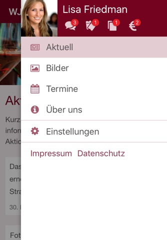 Weinklub Juridicum Wien screenshot 2