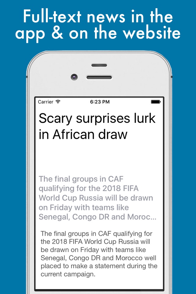 Football News - Africa Edition screenshot 4