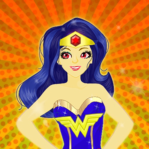 Superhero Power Girl Fashion Dress Up - Super magic dressing makeover (Marvel Edition) Icon