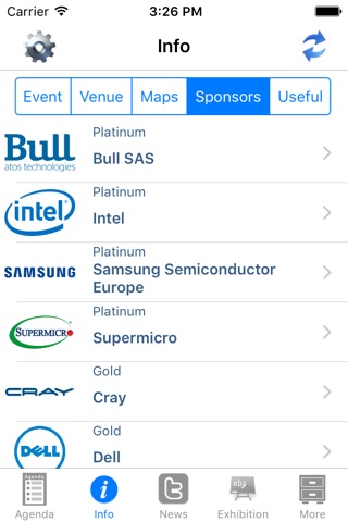 ISC 2016 Agenda App screenshot 4