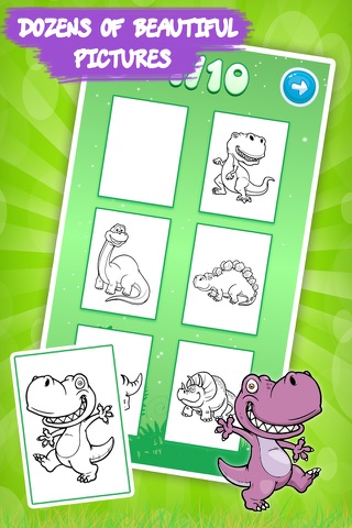 Best coloring book : Dinosaurs screenshot 3
