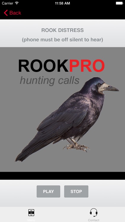 REAL Rook Hunting Calls - 10 REAL Rook CALLS & Rook Sounds! - ROOK eCaller - BLUETOOTH COMPATIBLE screenshot-0