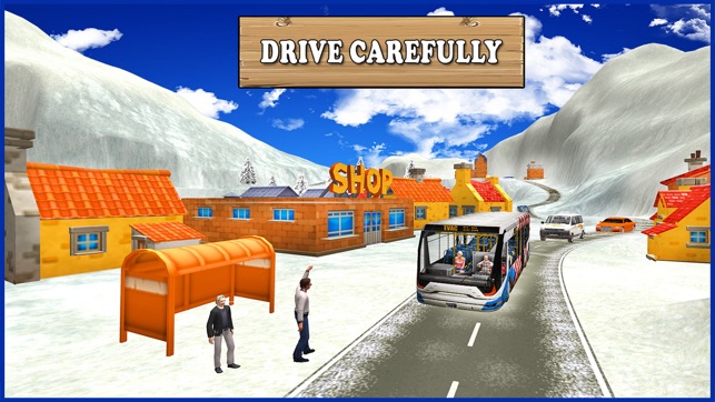 Extreme Snow Bus Driving - Bus Driver Simulator 3D(圖4)-速報App