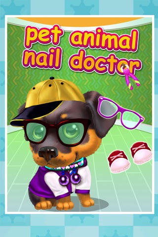 pet animal nail doctor - animal nail salon Game For Kid & toddler screenshot 2
