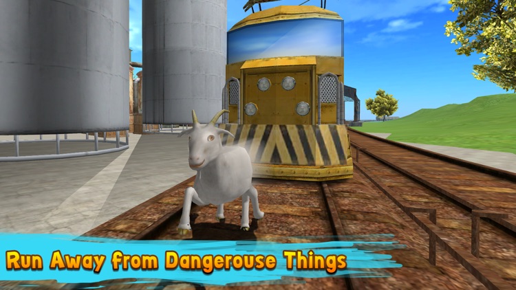 City Goat: Animal Survival Simulator 3D Full screenshot-3