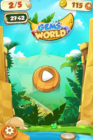 Gems World Match 3 Puzzle - Jewel Adventure Games screenshot 3