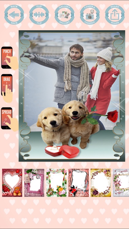 Love frames to create cards with photos screenshot-4