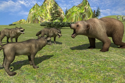 Wild Wolf Simulator 3D Games screenshot 3