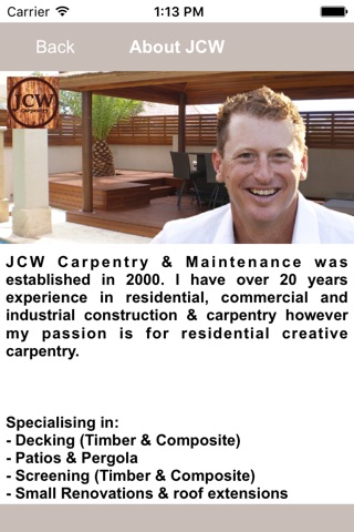 JCW Carpentry screenshot 2