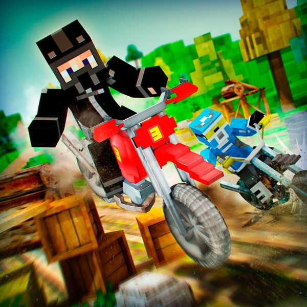 MOTOCROSS STUNT BIKE RACING GAME IN A FREE BLOCKY WORLD MOTOCROSS STUNT BIKE RACING GAME IN A FREE BLOCKY WORLD