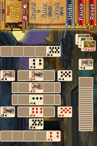 Egypt Pyramid Solitaire Puzzle screenshot 2