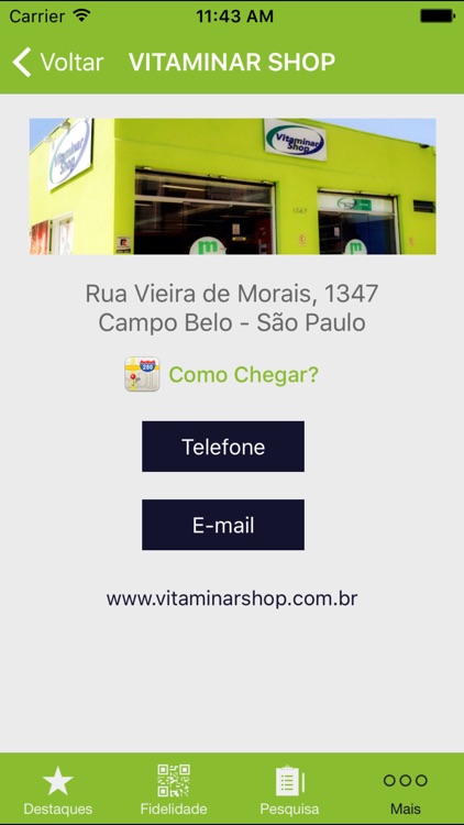 Vitaminar Shop Fidelidade