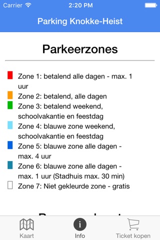 Parking Knokke-Heist screenshot 2