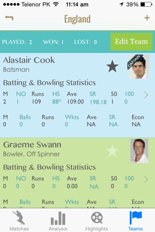 Cricket Scorekeeper - Cricket Scoring App for iPhone/iPad screenshot 4