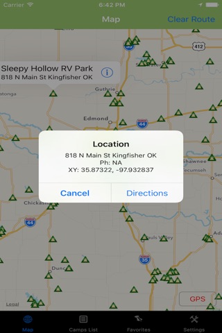 Oklahoma – Camping & RV spots screenshot 4