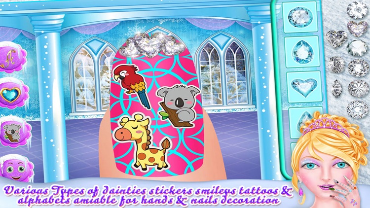 Ice Princess Nail Salon Girls Games