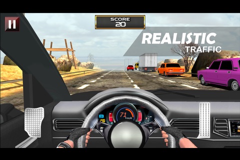 REAL Racing in Car: Cockpit View 3D screenshot 2