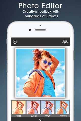 Selfia - Selfie camera with live photo effects and Collage frame screenshot 4
