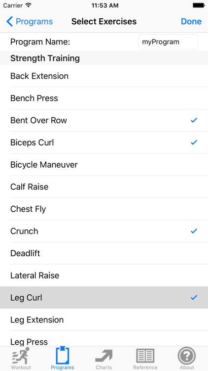 Workout Training Tracker & Fitness Log