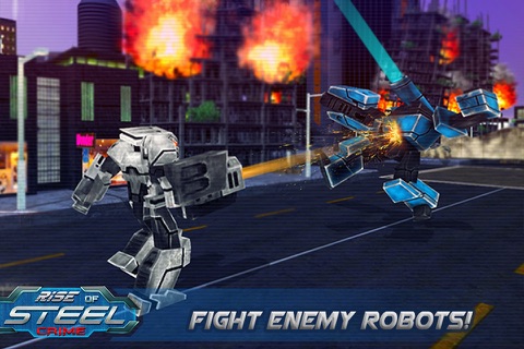 Modern Steel Robot Warriors 3D - A Real Future World Crime Battle screenshot 3