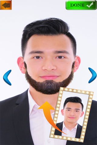 Make Me Bald & Beard Me Photo Booth – Virtual Barber Shop and Hairstyle Change.r for Men screenshot 2