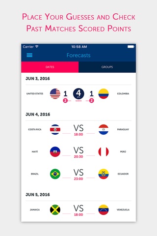 GameON - edición Copa América Centenario - USA 2016 screenshot 3