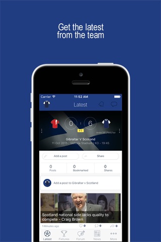Fan App for Scotland Football screenshot 3