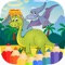 Dinosaur Coloring Book For Kids Games Free