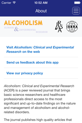 Alcoholism: Clinical and Experimental Research screenshot 2