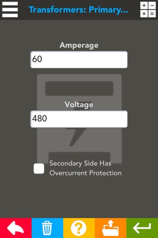 Electrical Transformer Helper screenshot 2