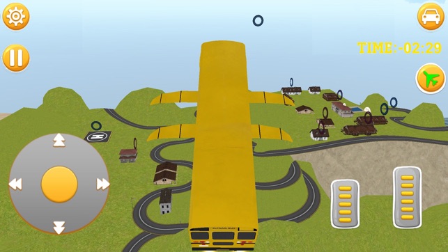 Flying School bus Simulator game(圖2)-速報App