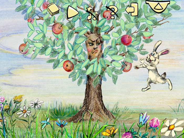 Жадная яблоня - серия детские сказки для детей  про живой мир. Автор Михаил Павлович Булатов.